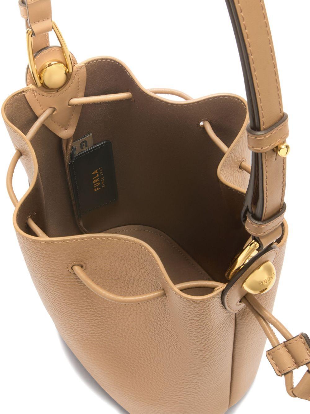 mini Sfera leather bucket bag Product Image