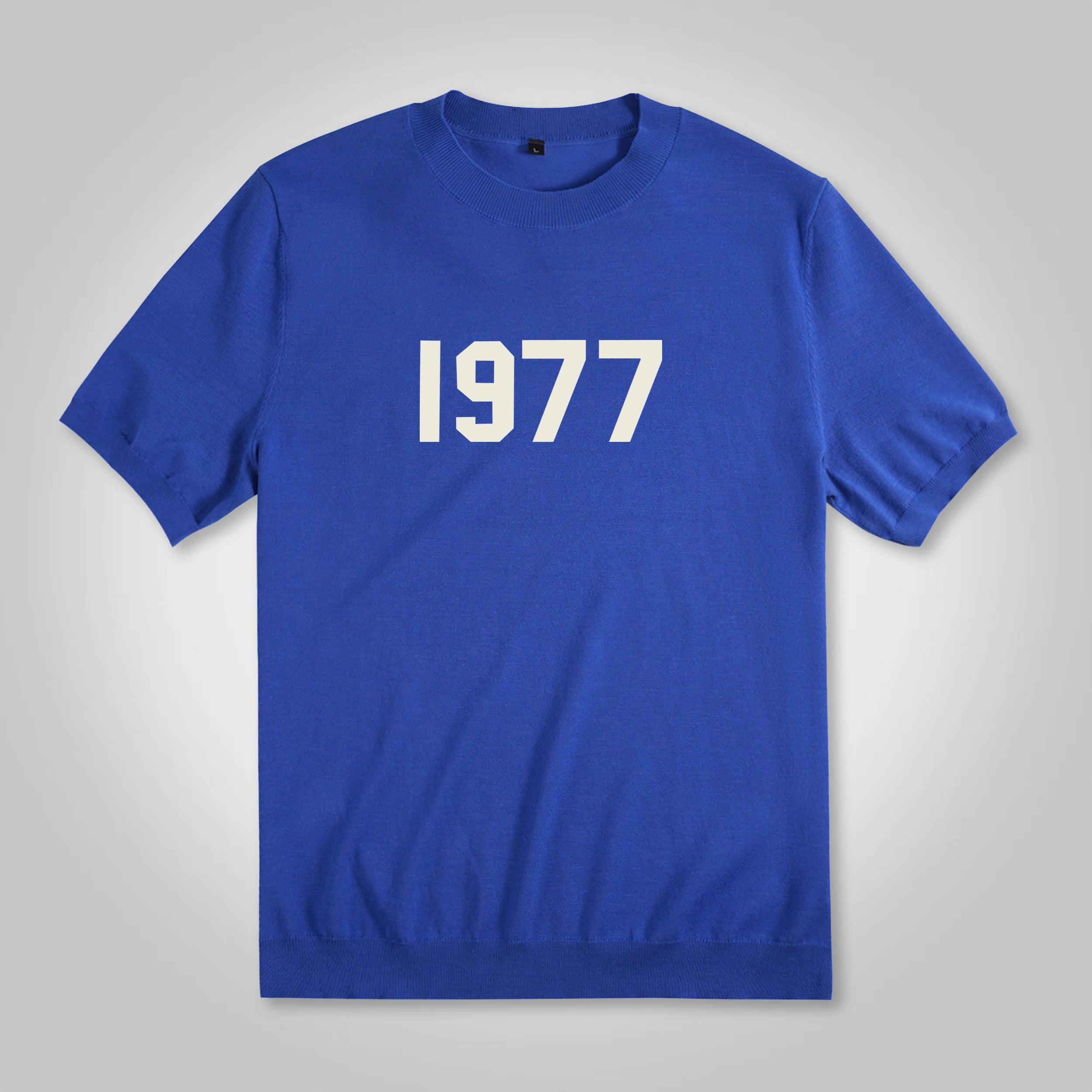 Sopula Men's Cotton 1977 Essentials Knitted T-Shirt Product Image