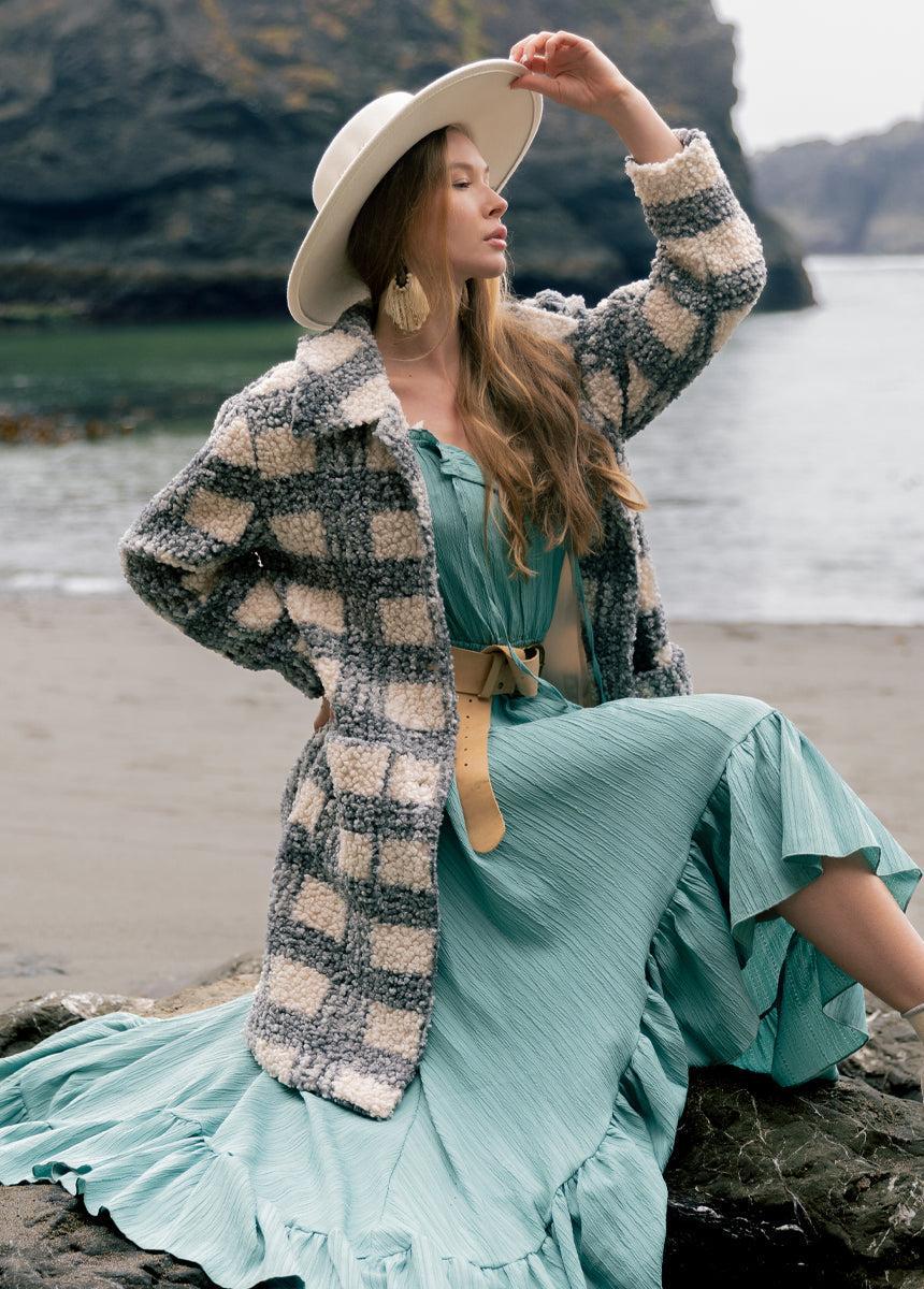 Gwenaelle Dress in Ocean Green Female Product Image
