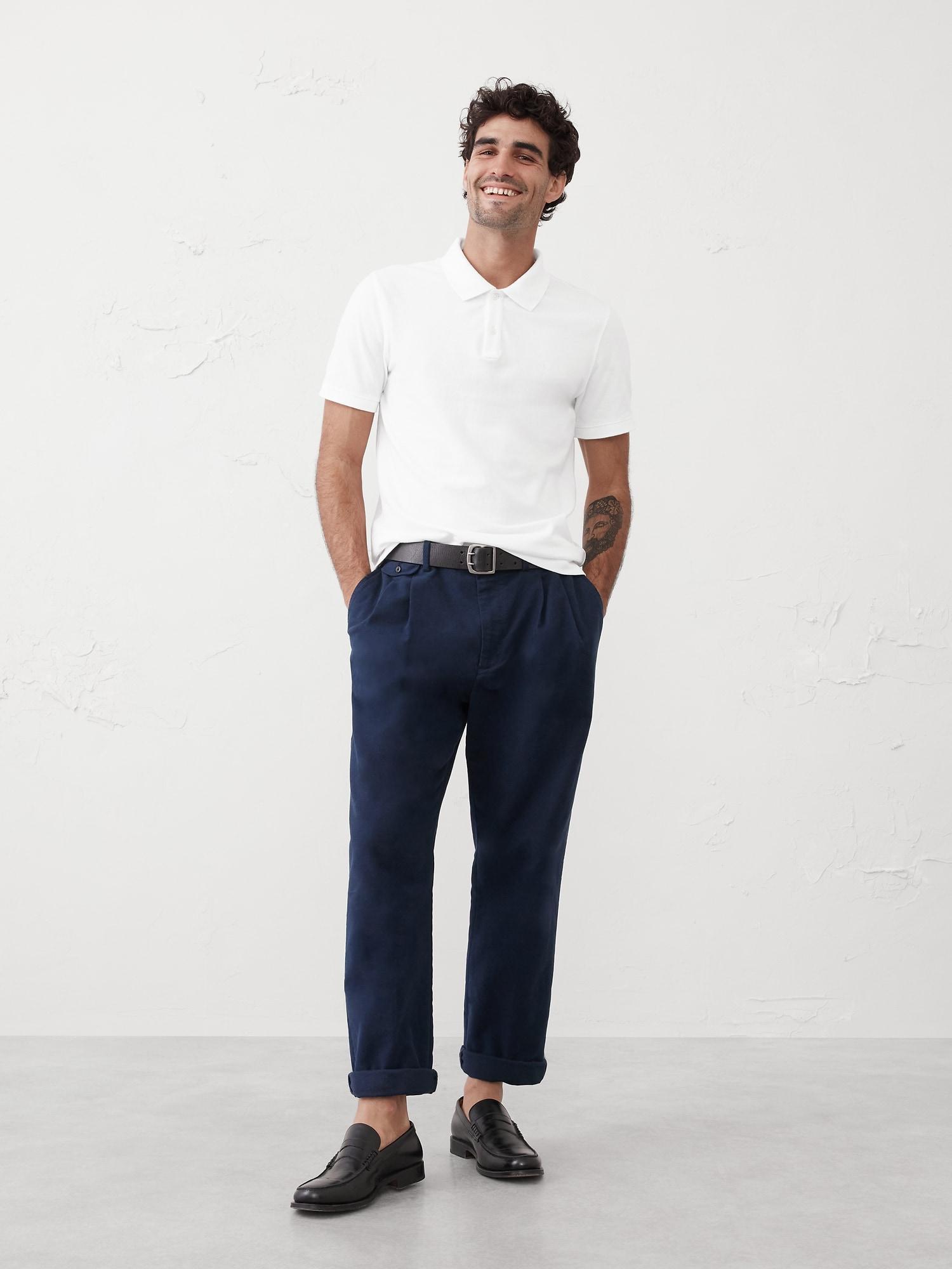Slim Cotton Pique Polo Product Image