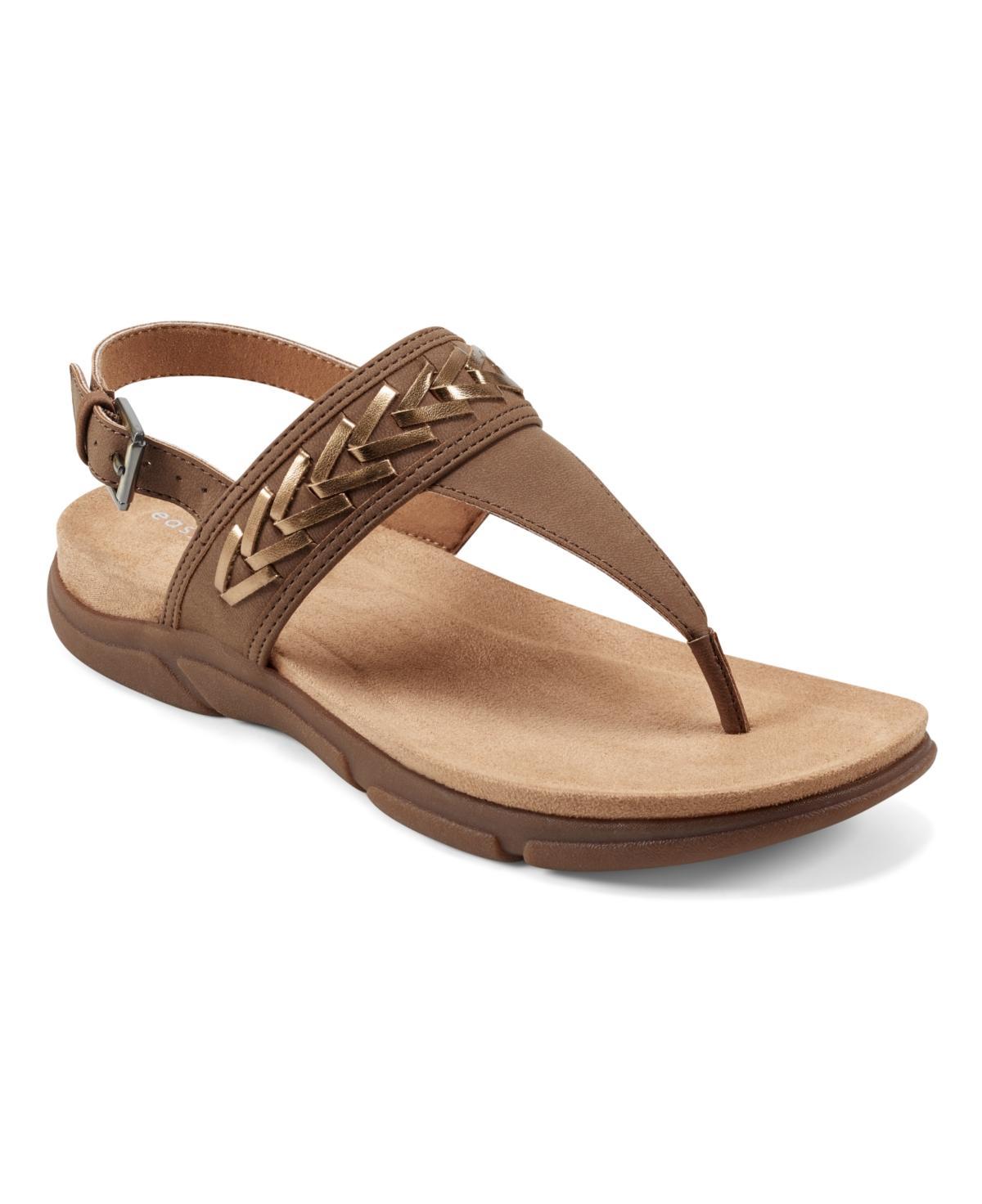 Easy Spirit Monte Womens Slingback Thong Sandals Pink Product Image