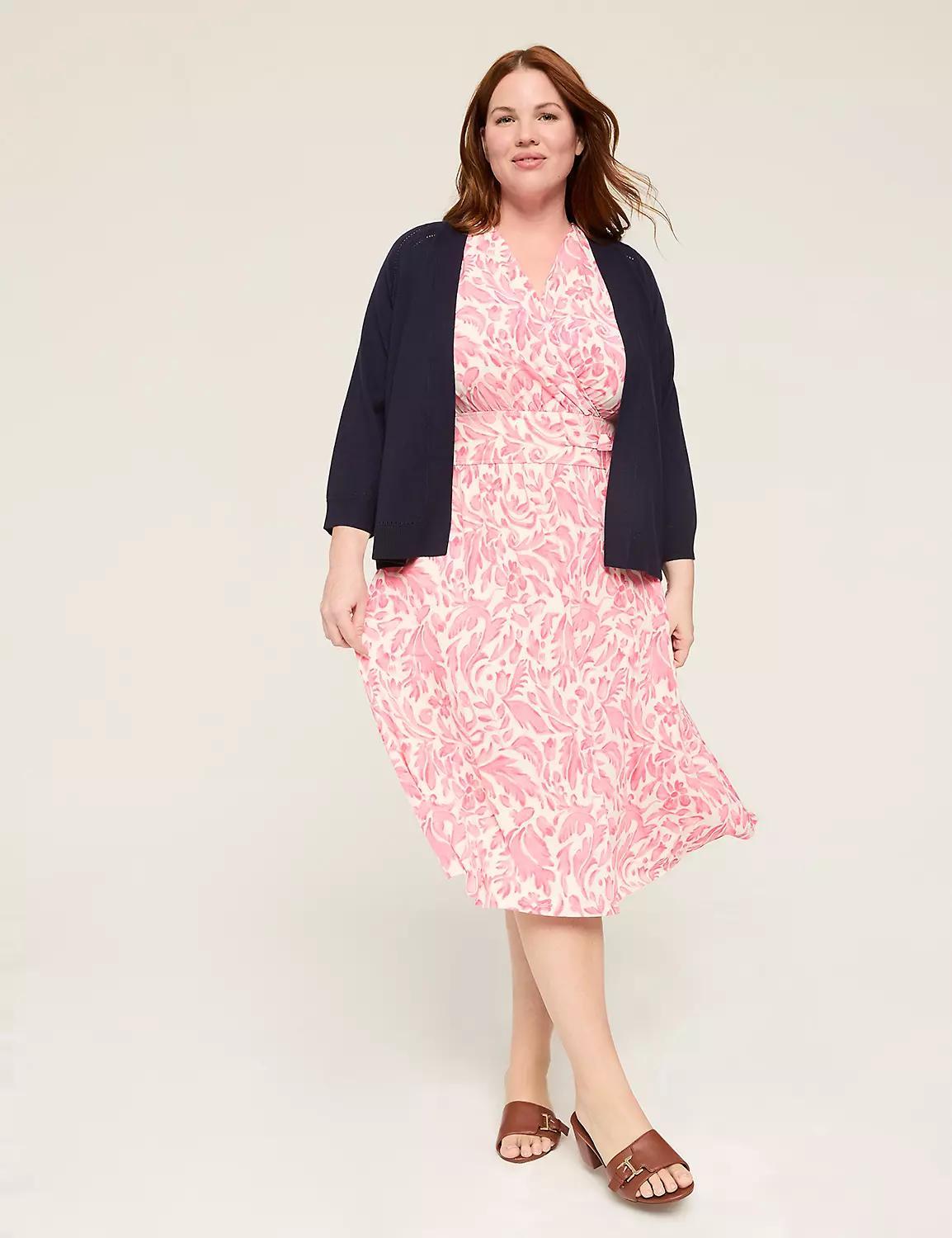 3/4-Sleeve Open-Front Shrug Product Image