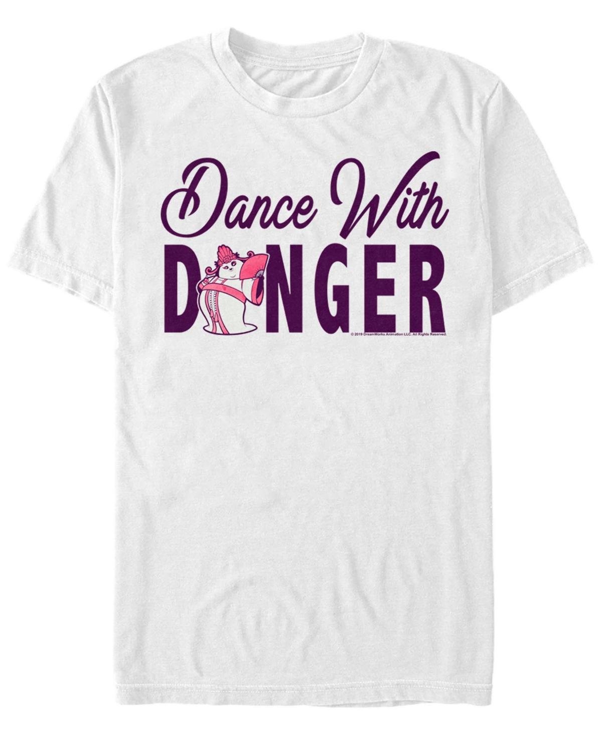 Men's Kung Fu Panda Dance With Danger Portrait Tee, Size: XL, White Product Image