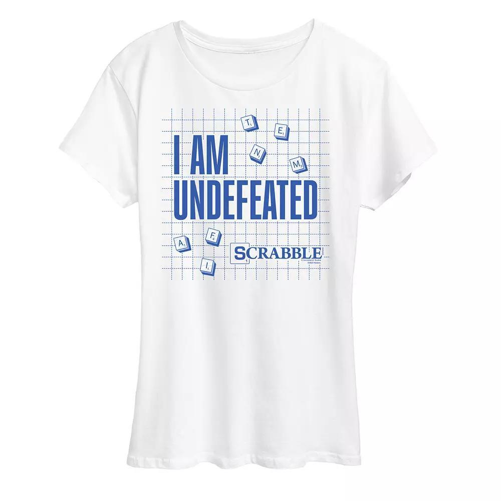 Womens Scrabble I Am Undefeated Tee Product Image