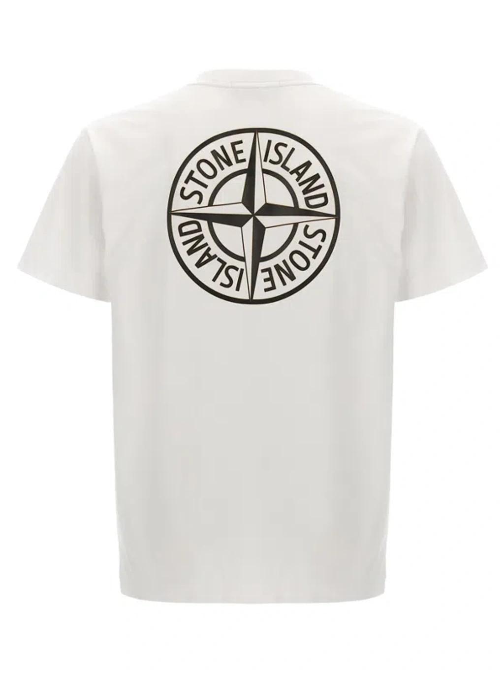 STONE ISLAND T-shirts And Polos In White Product Image