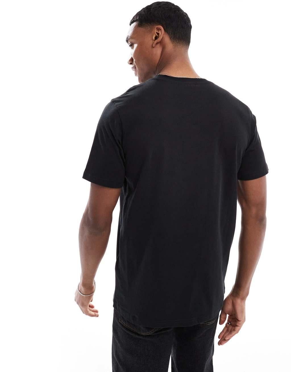 PS Paul Smith smile print logo t-shirt in black Product Image