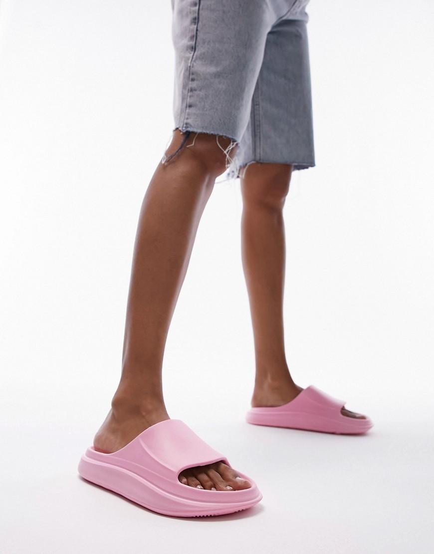 Topshop Wide Fit Grace sandal with buckle detail Product Image