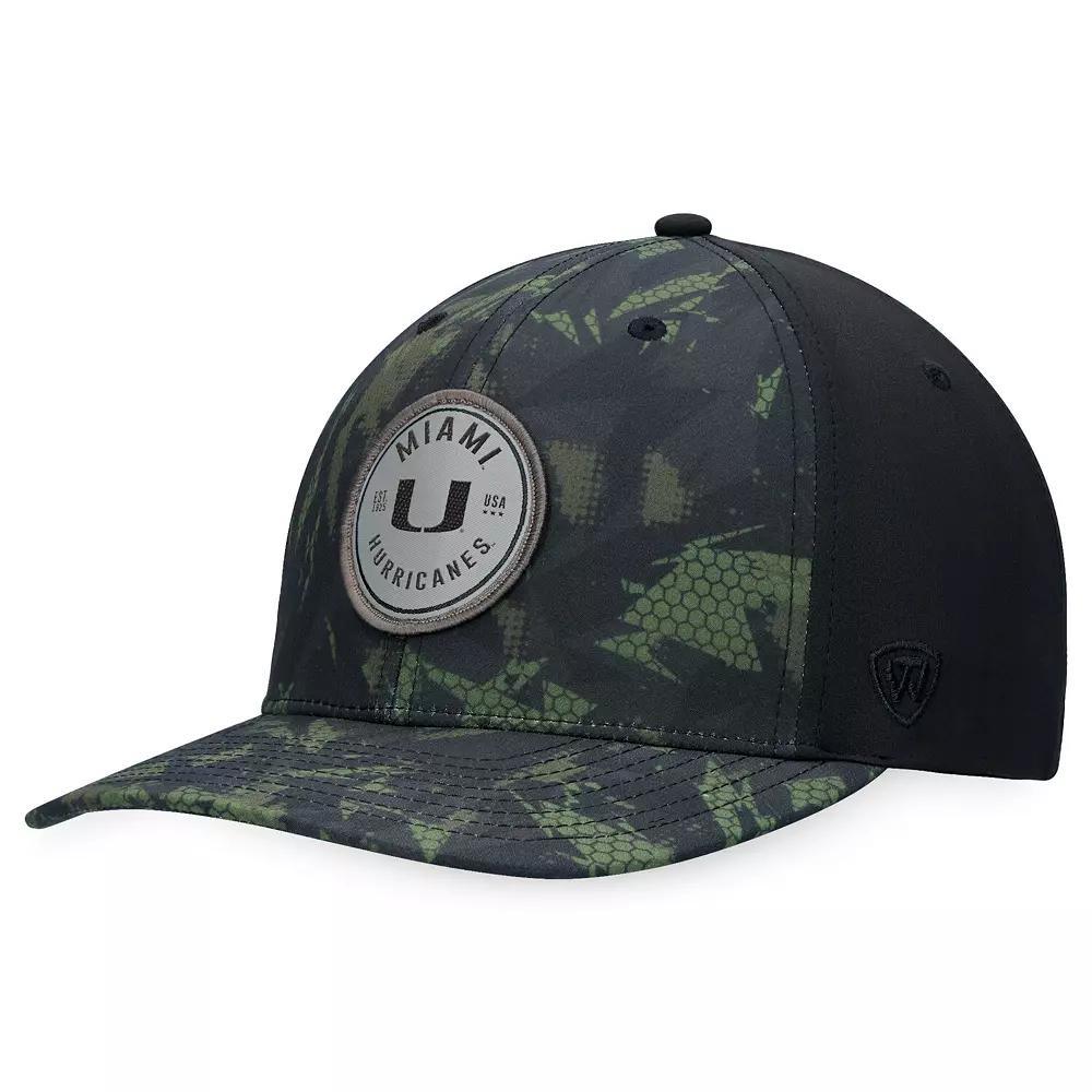 Men's Top of the World Black Kentucky Wildcats OHT Military Appreciation Camo Render Flex Hat, Size: Medium/Large Product Image