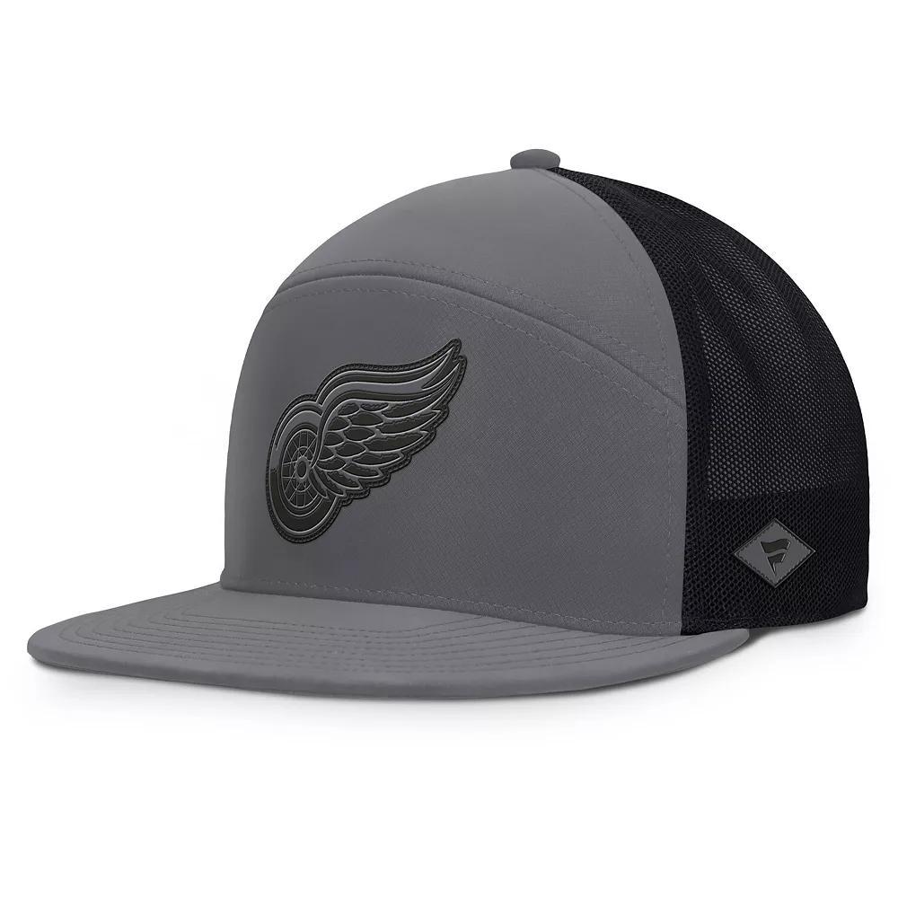 Men's Fanatics Charcoal Detroit Red Wings Fairweather Adjustable Hat Product Image