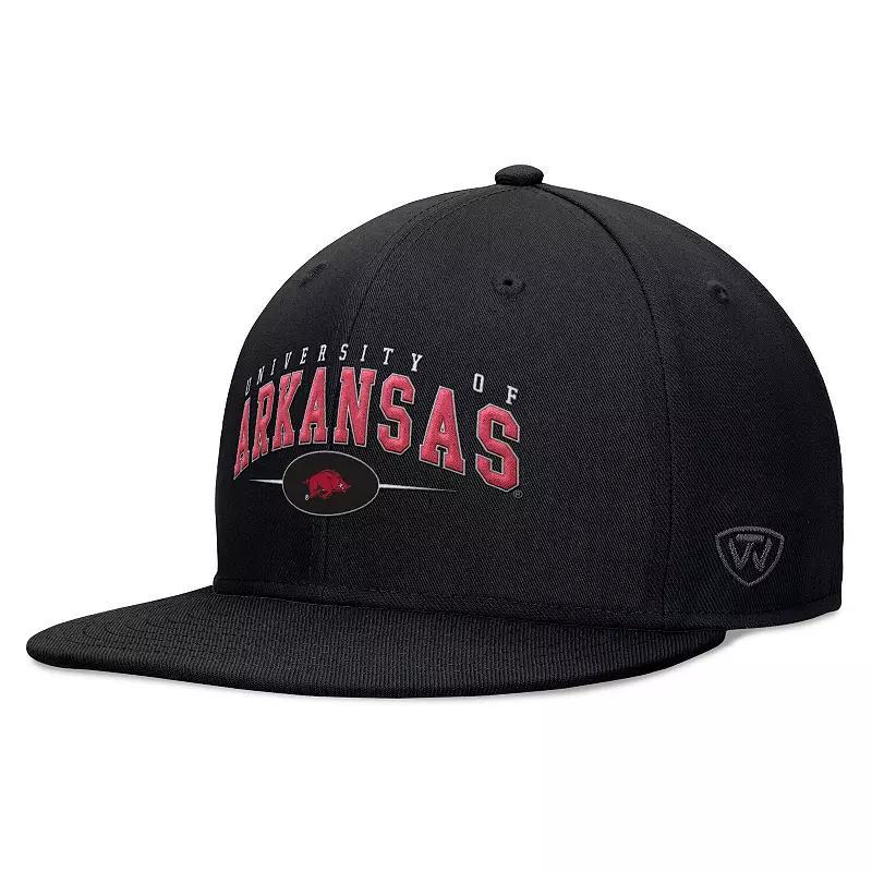 Men's Top of the World Black Arizona State Sun Devils Bullpen Snapback Hat Product Image