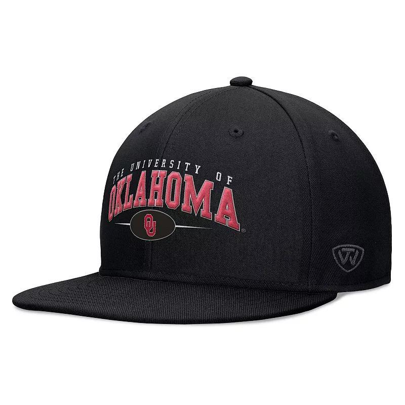 Men's Top of the World Black Arizona State Sun Devils Bullpen Snapback Hat Product Image