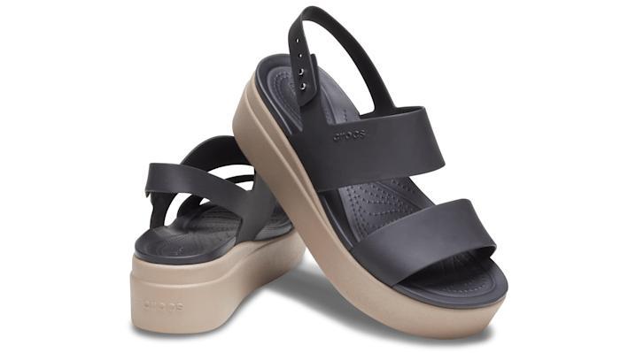 Crocs Womens Brooklyn Low Wedge Platform Sandals Product Image