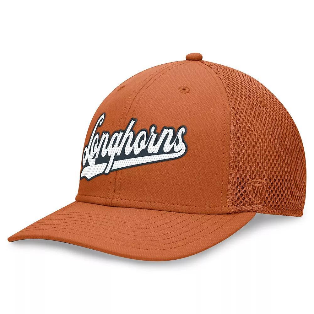 Men's Top of the World Texas Orange Texas Longhorns Draft Flex Hat, Size: Small/Medium Product Image