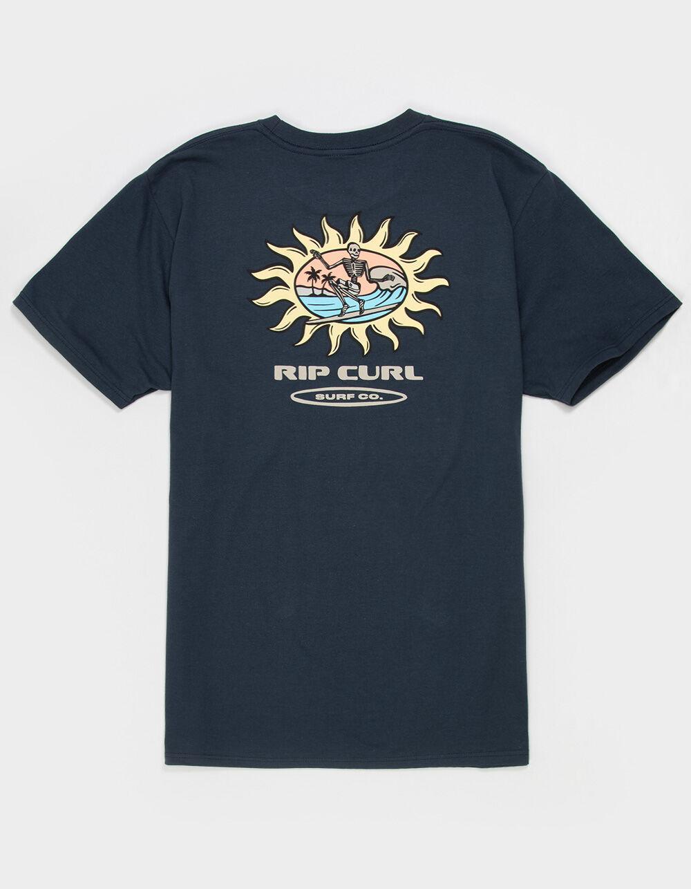 RIP CURL Surfing Skelly Mens Tee - NAVY Product Image