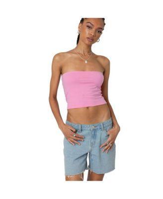 Edikted Womens Basic Tube Top Product Image