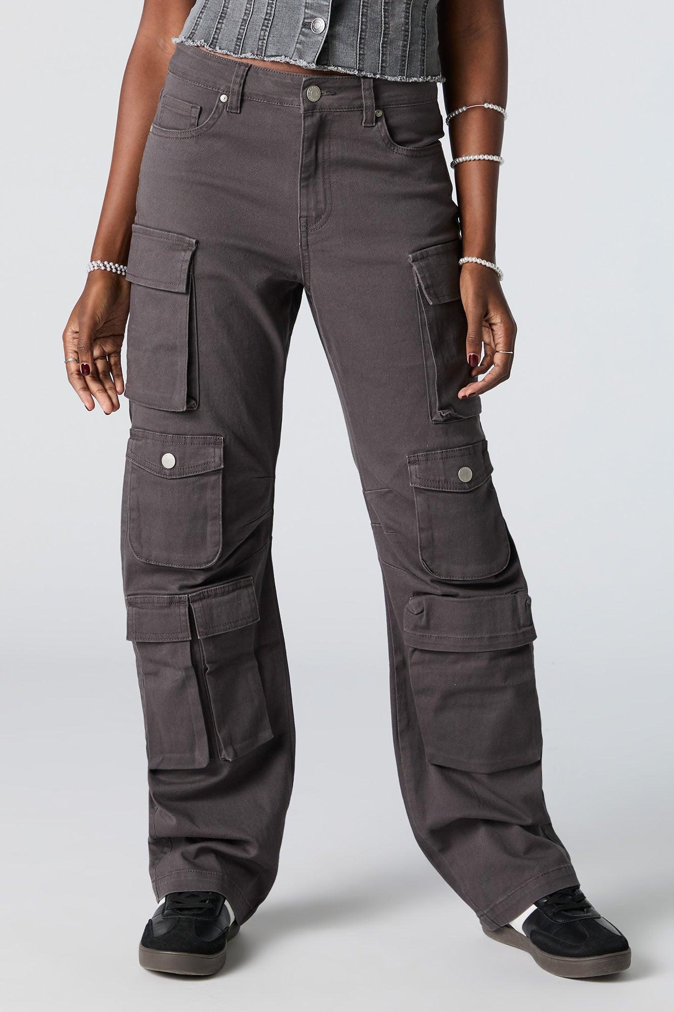 Multi Pocket Straight Leg Cargo Pant Female Product Image