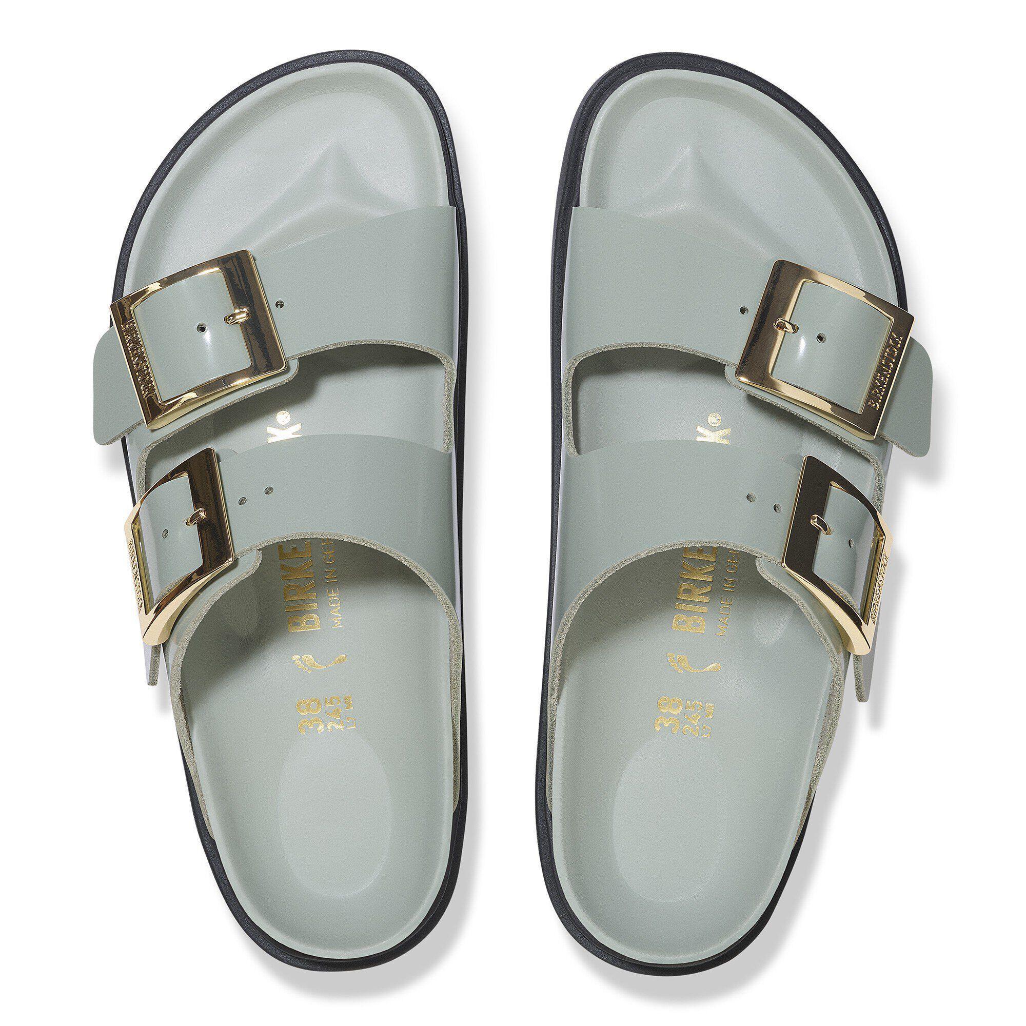 Arizona Droplet Buckle Natural Leather Patent Product Image