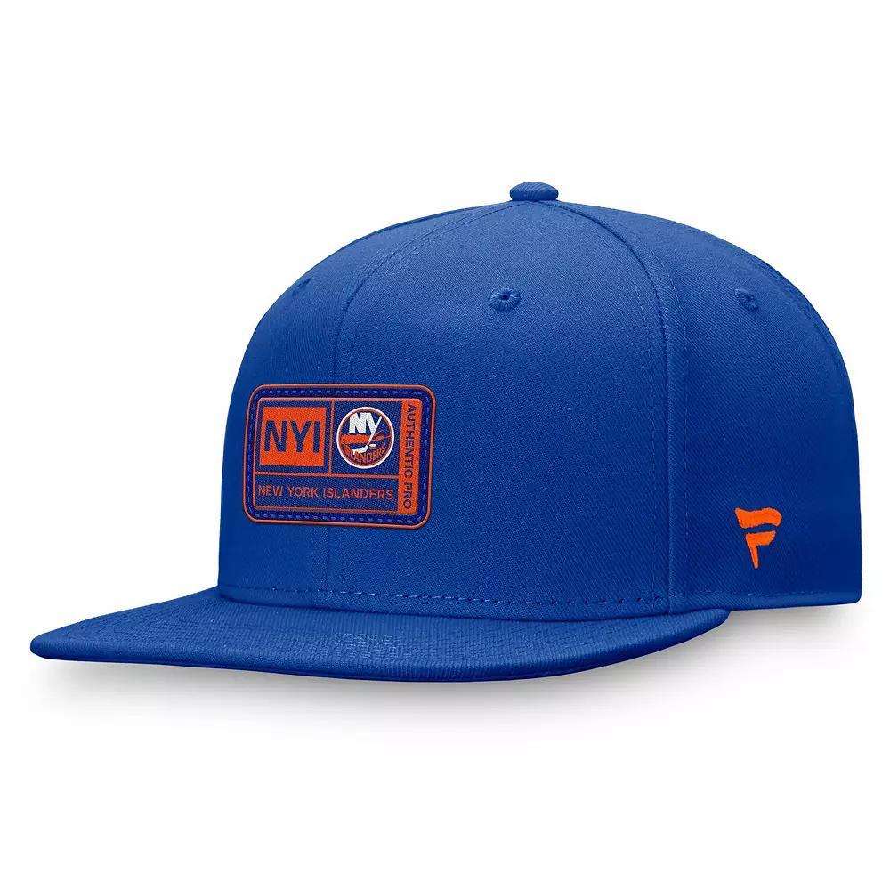 Men's Fanatics Branded  Royal New York Islanders Authentic Pro Training Camp Snapback Hat, Isl Blue Product Image