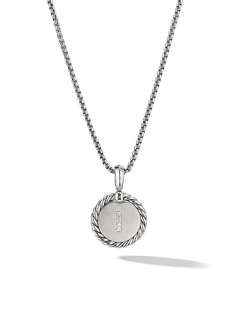 David Yurman Sterling Silver Cable Collectibles Initial Charm Product Image