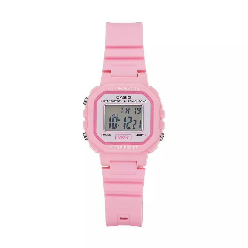 Casio Womens Casual Digital Watch Pink Product Image