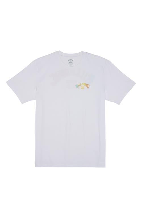 Billabong Arch Fill Short Sleeve Tee (White 2) Men's Clothing Product Image