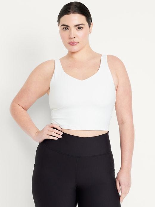 Light Support PowerSoft Ribbed Longline Sports Bra Product Image