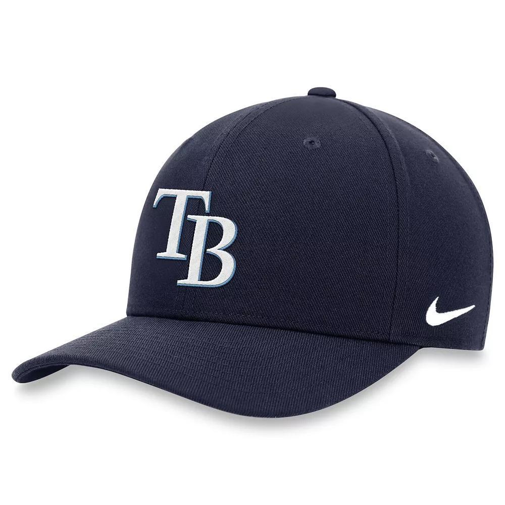 Men's Nike  Navy Tampa Bay Rays Performance Club Adjustable Hat, Size: Small/Medium, Blue Product Image
