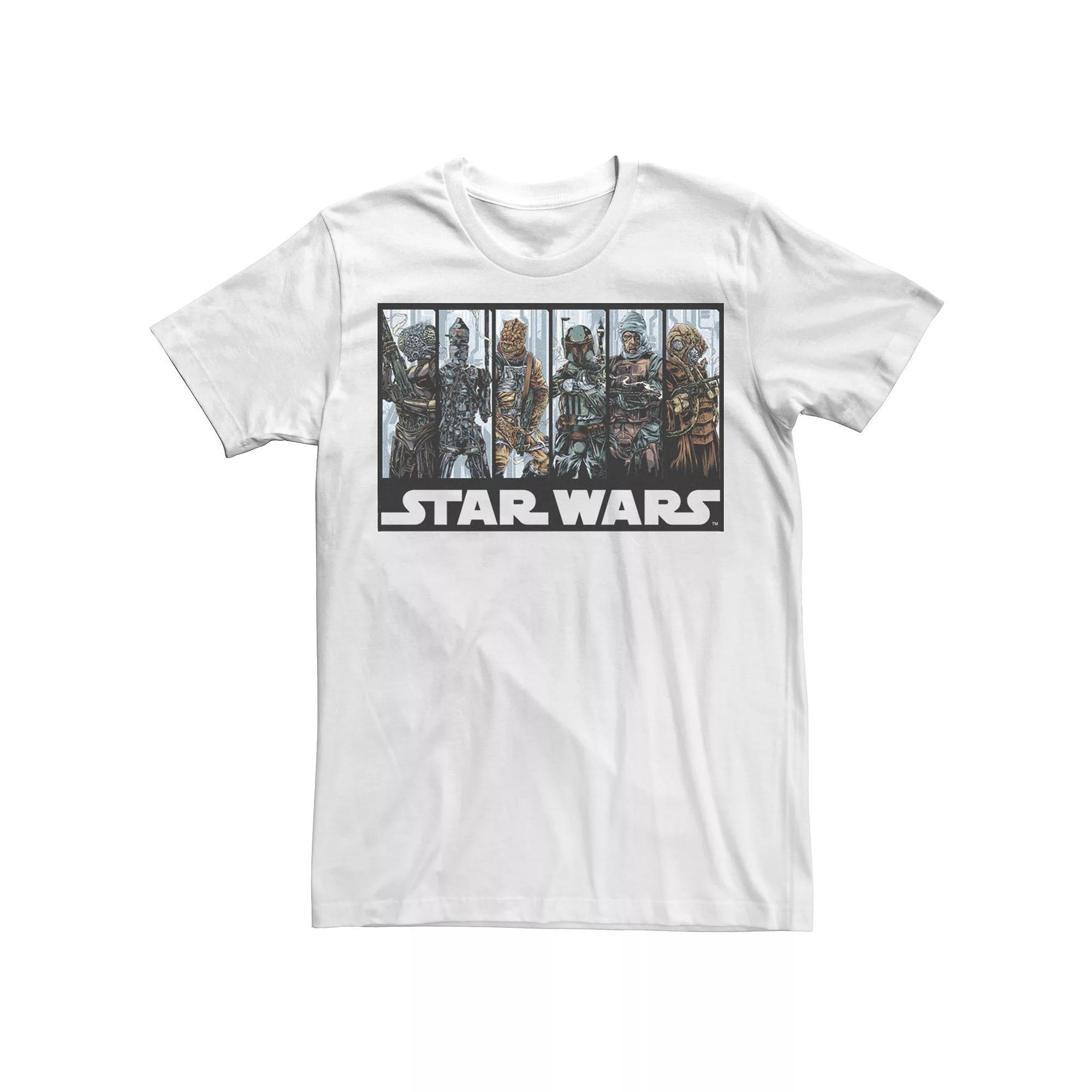 Men's Star Wars Bounty Hunters' Guild Tee, Size: Small, White Product Image