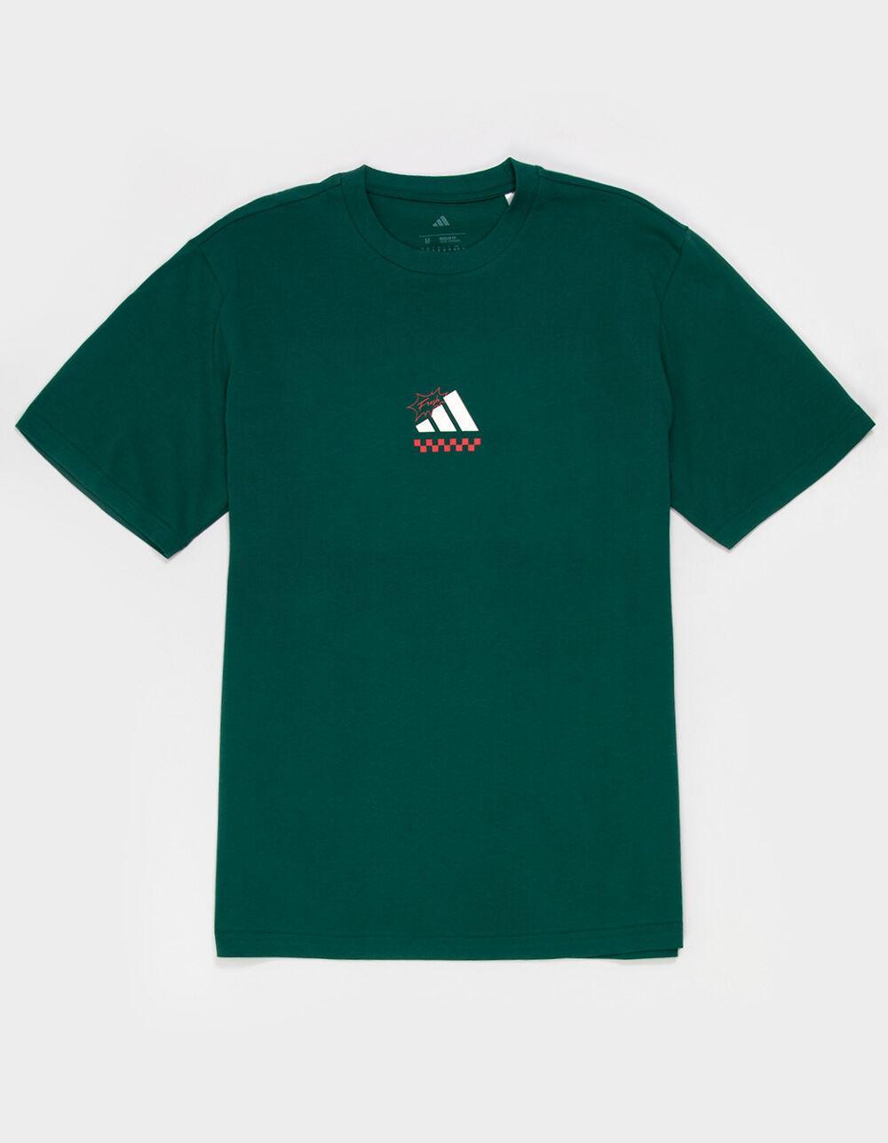 ADIDAS Lounge Pizza Mens Tee - GREEN Product Image