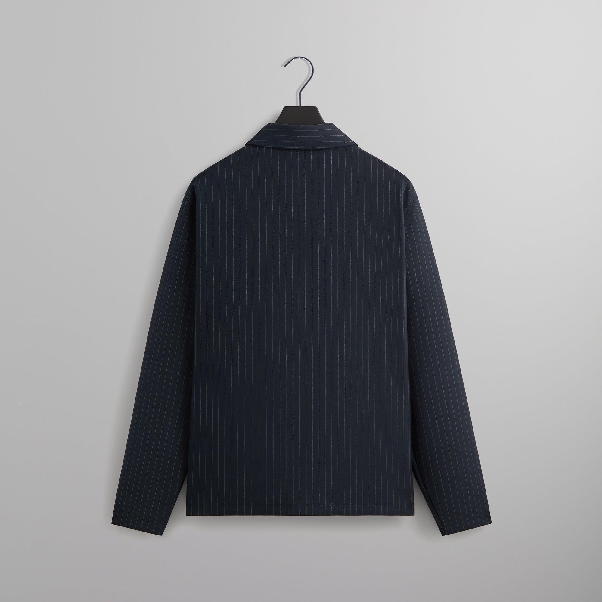 Kith Double Weave Full Zip Coaches Jacket - Nocturnal Male Product Image