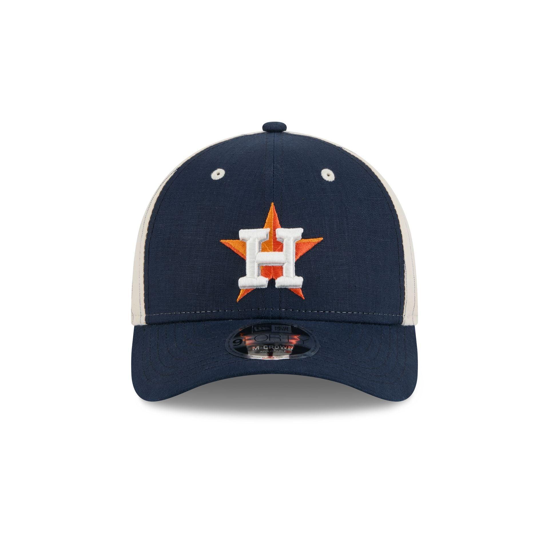 Texas Rangers Linen 9FORTY M-Crown Snapback Hat Male Product Image