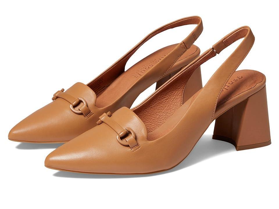 Gentle Souls by Kenneth Cole Womens Dionne Pointed Toe Slingback Pumps Product Image