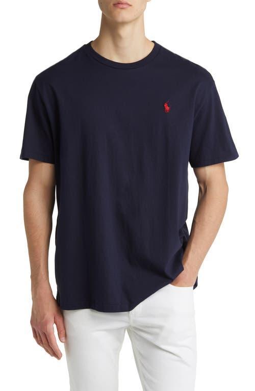 Mens Jersey Crewneck Classic-Fit T-Shirt Product Image