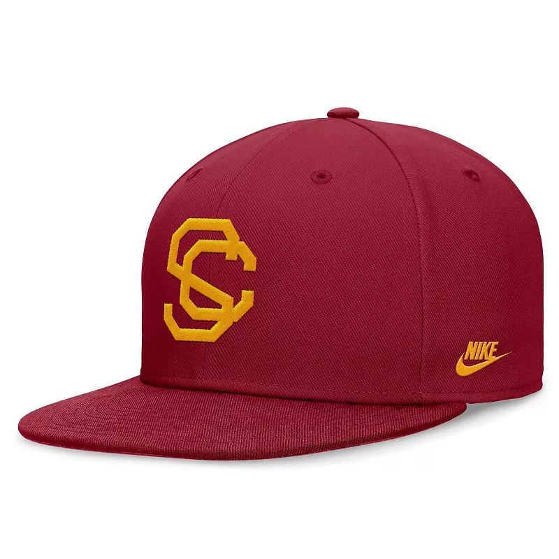 Men's Nike Cardinal USC Trojans Legacy True Fitted Hat, Size: 7, Red Product Image