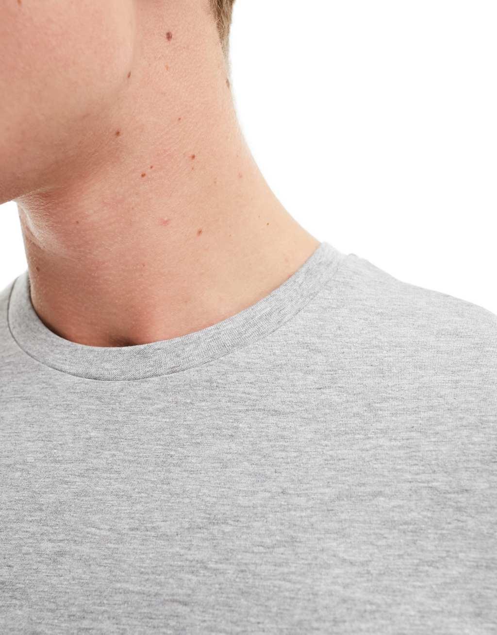 ASOS DESIGN 5 pack muscle fit t-shirts in multiple colors Product Image