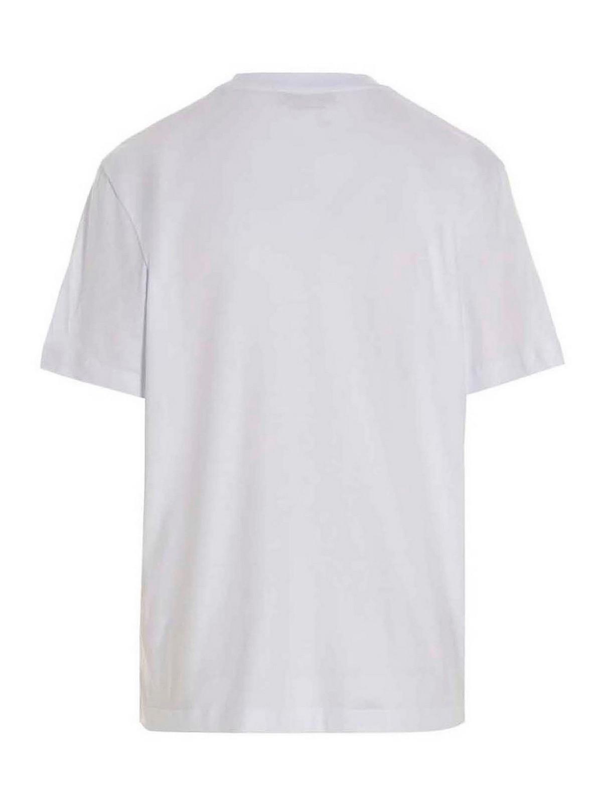 MSGM Logo T-shirt In Multicolor Product Image