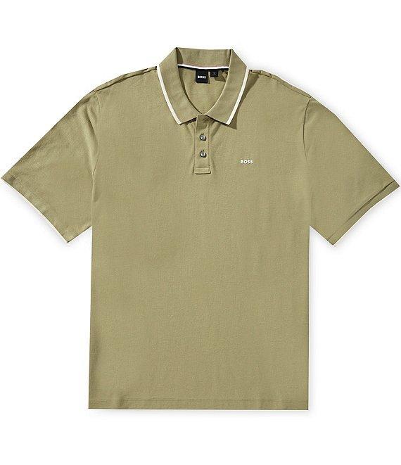 Hugo Boss Big & Tall Parlay 190 Short Sleeve Polo Shirt Product Image