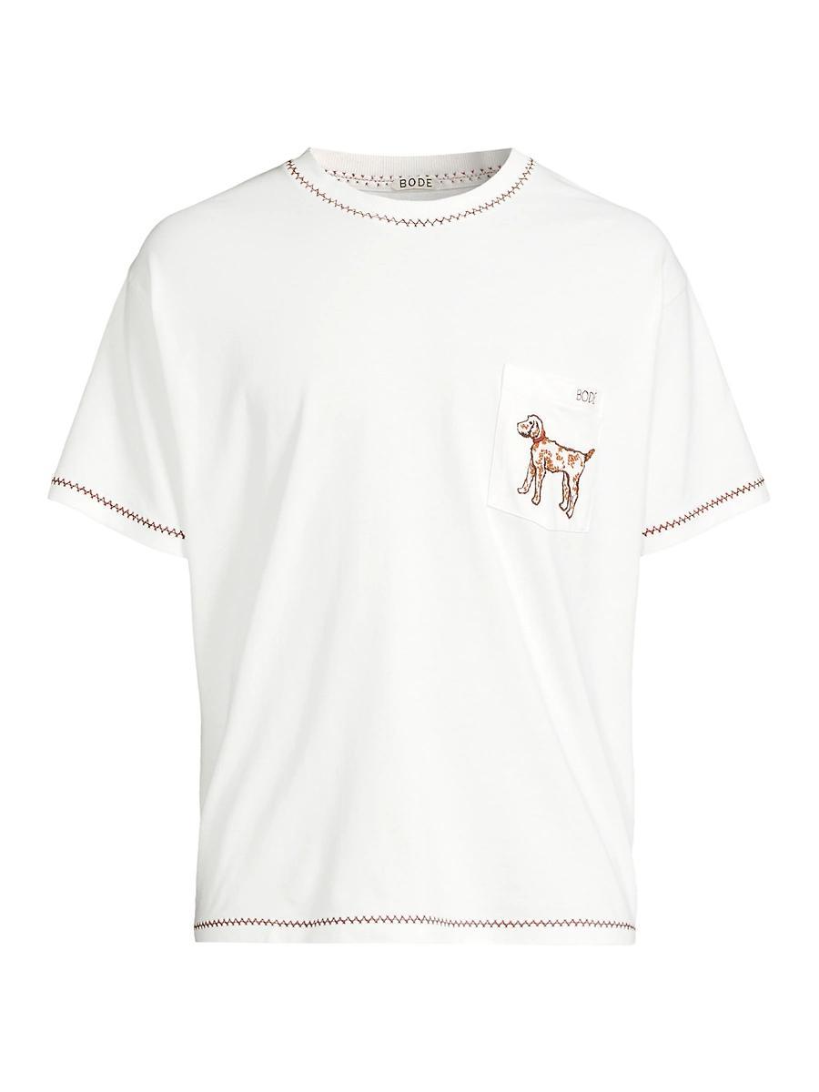 Mens Crane Estate Griffon Cotton T-Shirt Product Image