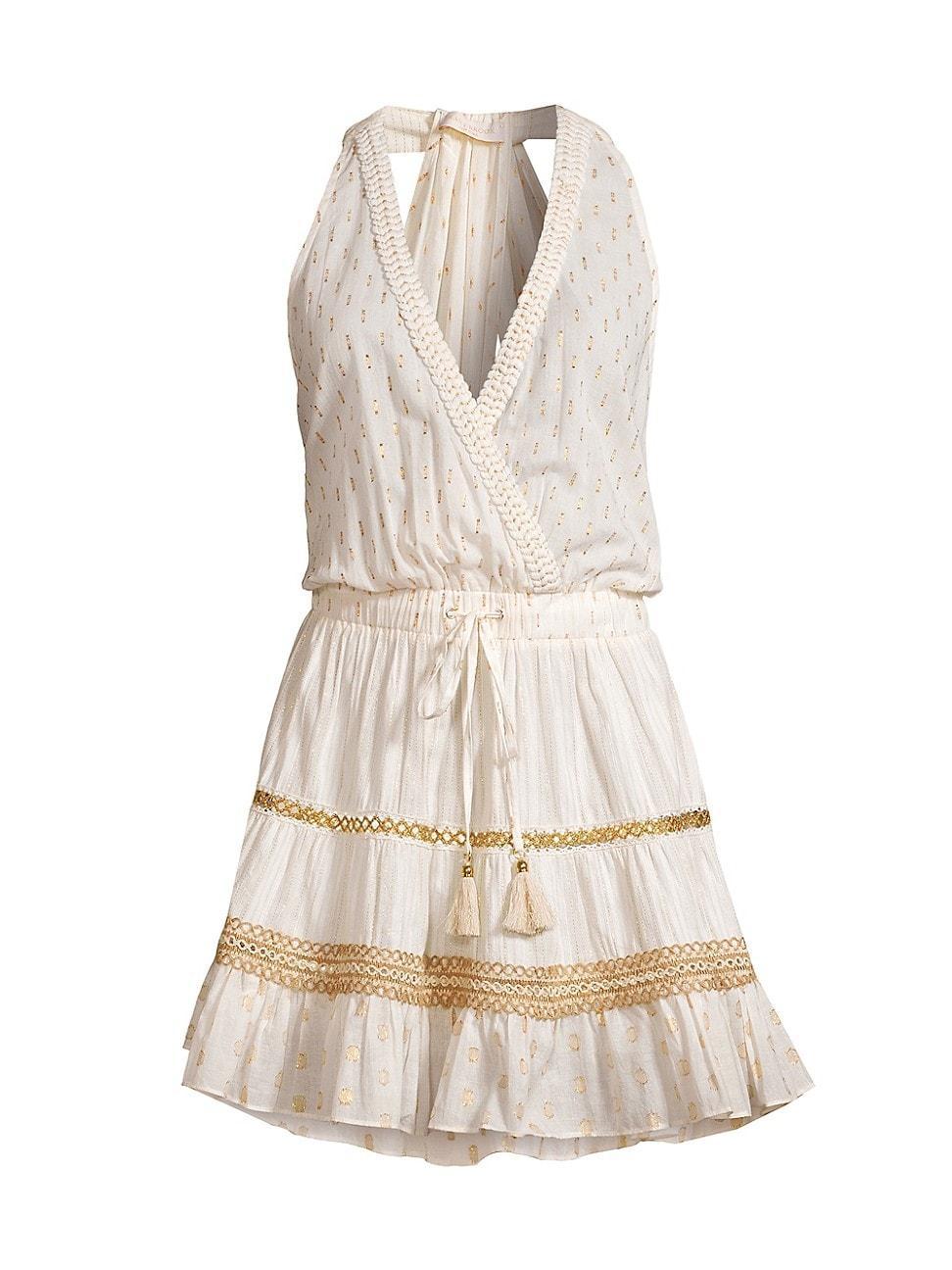 Womens Freyja Embroidered Minidress Product Image