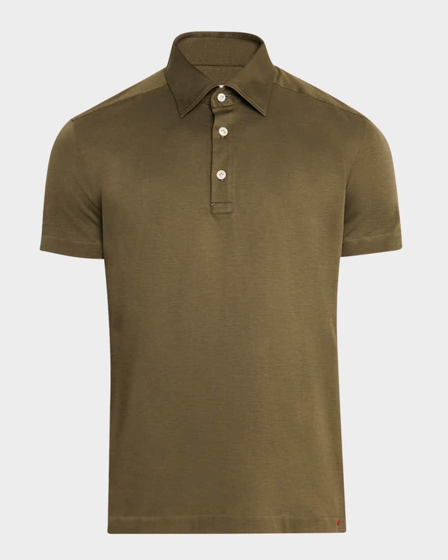 Mens Cotton Polo Shirt Product Image