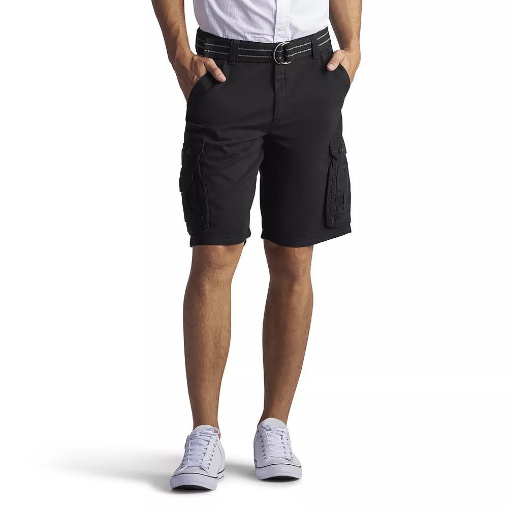 Men's Lee® 11.25" Wyoming Belted Cargo Shorts, Size: 36, Buff Product Image