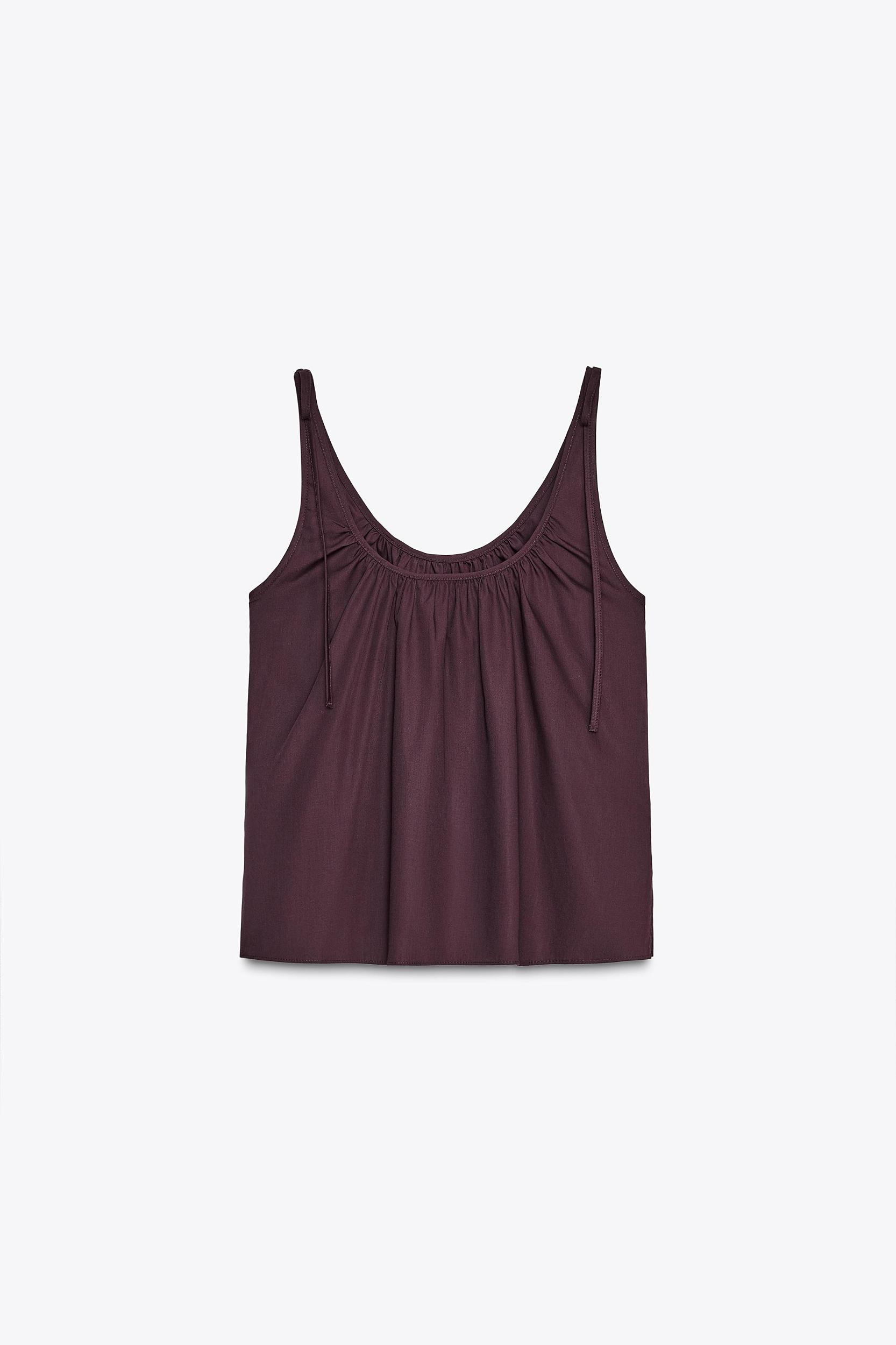 BOW POPLIN TOP Product Image