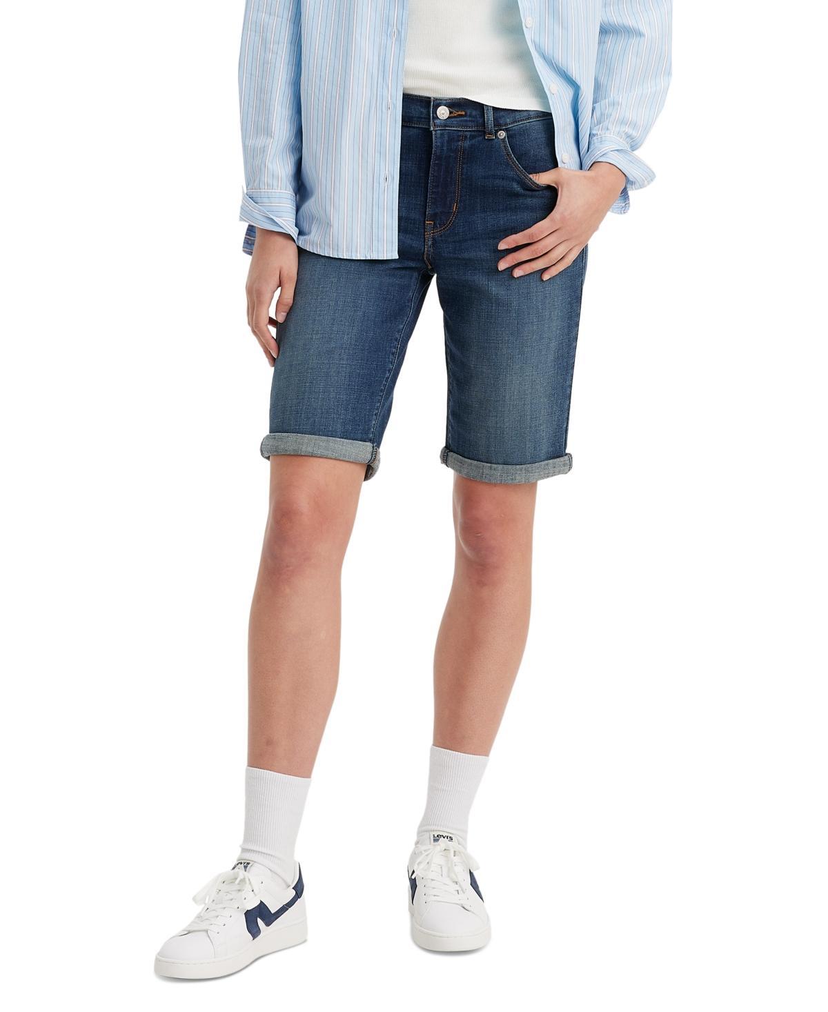 Women's Levi's® Bermuda Jean Shorts, Size: 24(US 00)Medium, Royal Rinse Product Image