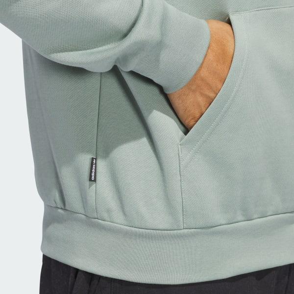 adidas Henry Jones Deckfoil Hoodie (Gender Neutral) Silver Green L Unisex Product Image