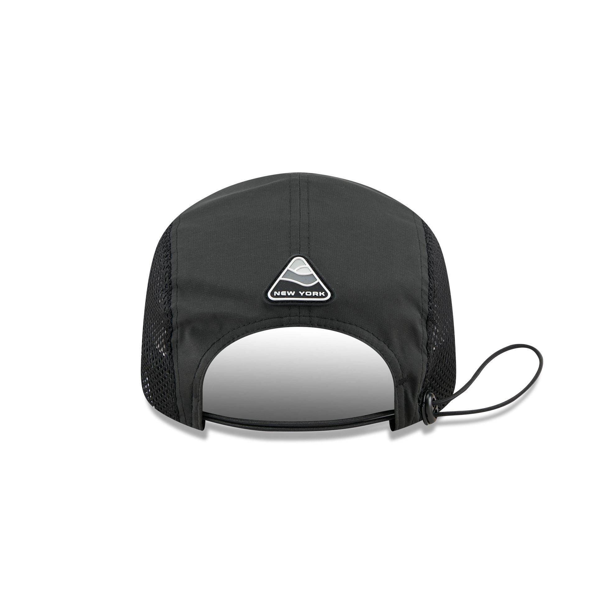 New York Yankees Black Poly Runner Adjustable Hat Male Product Image