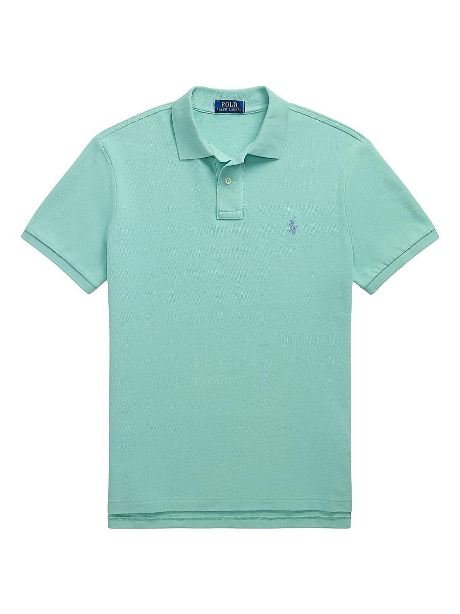 Mens Standard-Fit Lisle Polo Shirt Product Image