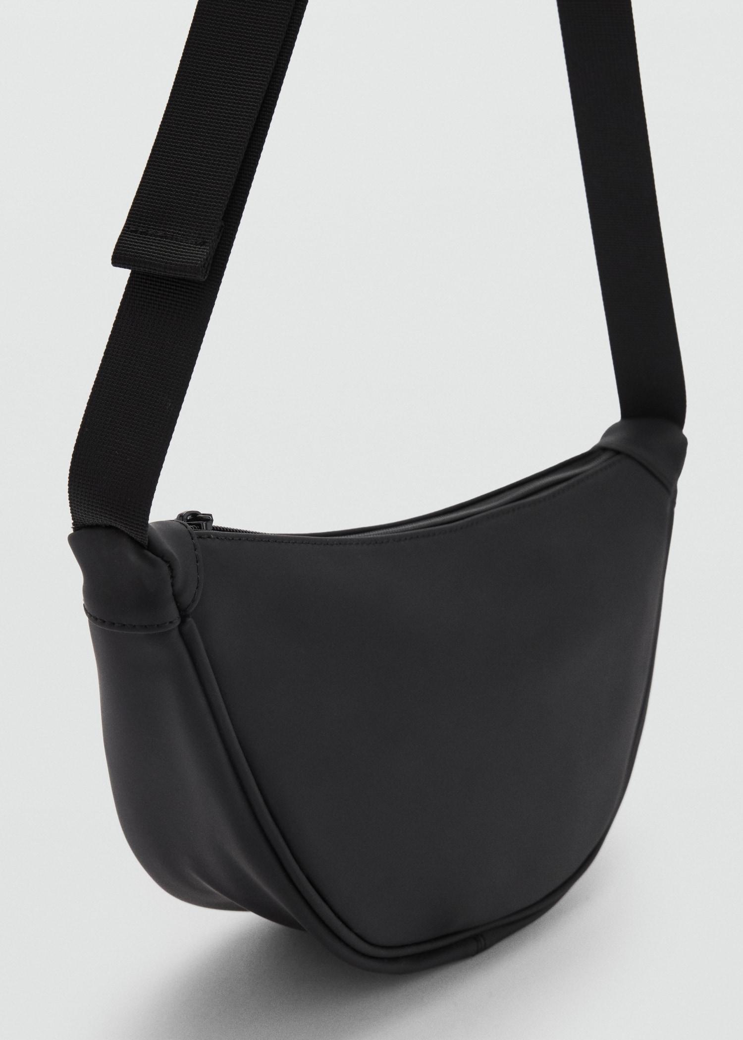Rubberized shoulder bag - Men | MANGO USA Product Image