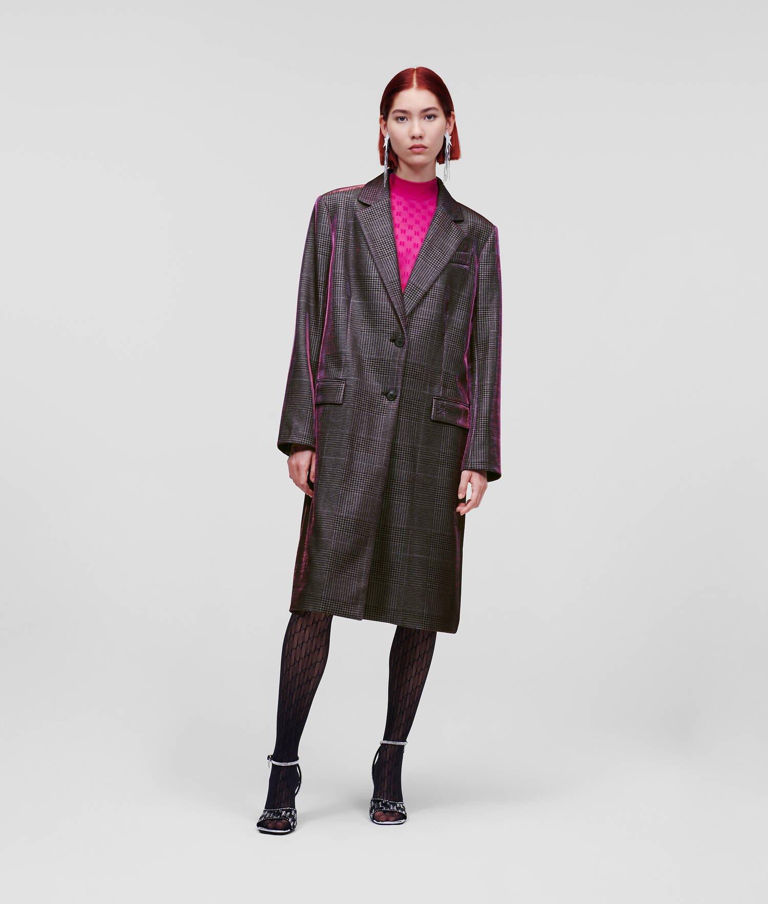 IRIDESCENT TAILORED COAT Product Image