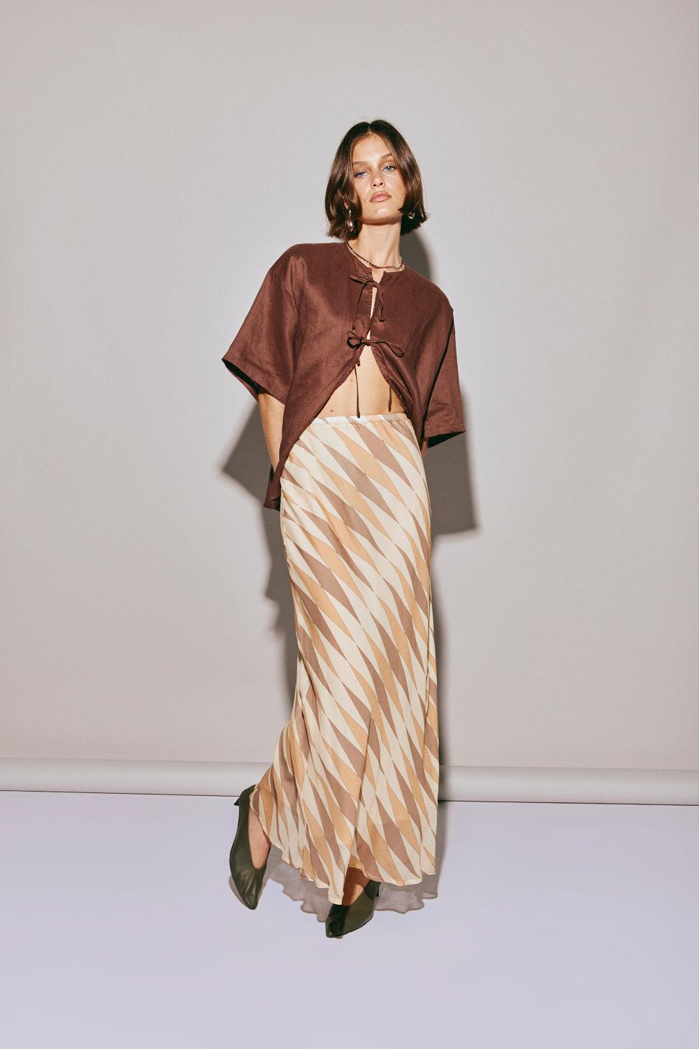 Aire Maxi Skirt Una Product Image