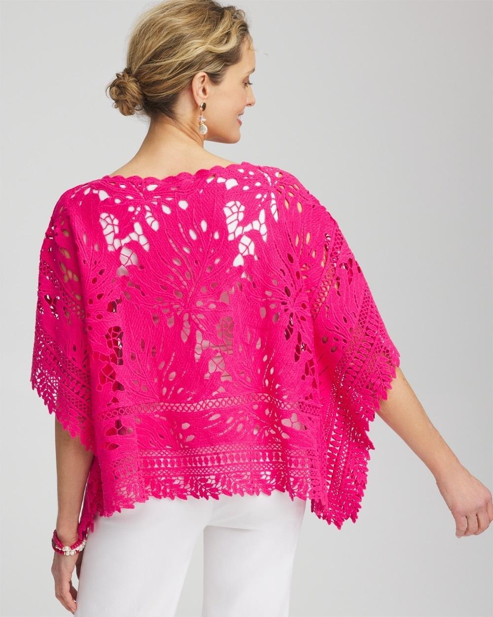 Linen Embroidered Applique Shirt Product Image
